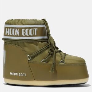 Icon Low Khaki Nylon Boots